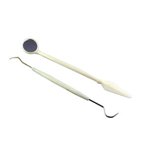 Miroir de dentiste en plastique jetable d'instruments de dents de poignée orale de bouche dentaire - Product Image 1