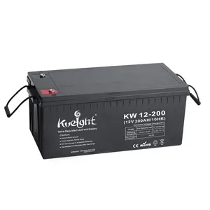 Solar panel storage battery 12V200AH Agm inverter battery 200ah 24V 48V