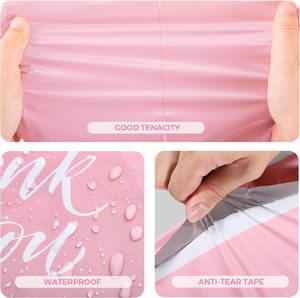 Sacs d'expédition auto-adhésifs en poly personnalisés à faible quantité minimale de commande Sacs d'expédition biodégradables adhésifs pour les entreprises de vêtements - Product Image 4