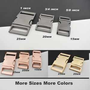 Bytiyar Buckle Pcs Inch Mm Quick Side Release <b>Clips</b> Metal Buckles For Straps Webbing Paracord Bracelet Dog <b>Collar</b> Backpack Belt - Product Image 6