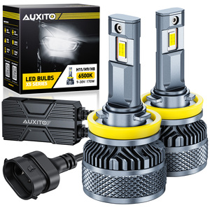 หลอดไฟหน้ารถยนต์ AUXITO X5 H11 6500K สีขาว 7000lm 85W 1:1 หลอดไฟ LED สำหรับไฟหน้า - Product Image 1