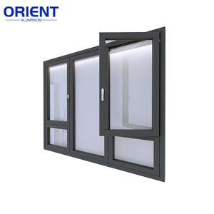 Fenêtre décorative en aluminium et verre, design élégant et très demandé, pour usage extérieur de villa, artistique et durable - Product Image 5