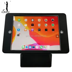 Wholesale tablet ipad holder kiosk-eStand BR27003R2 hotel check-in system anti theft for iPad 2021 display kiosk 102 tablet holder with keylocks