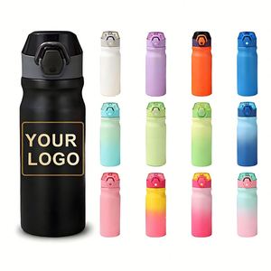 Vente flash - Tasse de 550 ml en acier inoxydable 304 à double paroi, bouteille d'eau isolée sous vide, logo personnalisé, gourde isotherme pour cadeau d'entreprise - Product Image 1