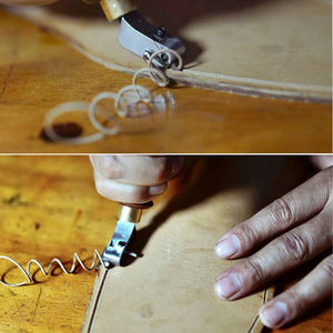 Machine à rainurer manuelle Goodyear Welt haut de gamme pour semelles de chaussures en cuir, équipement artisanal pour maroquiers - Product Image 6