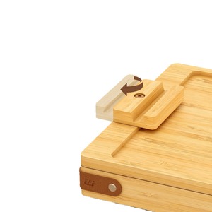 Double Layer Rotatable Armrest Tray With Storage For Sofa Living Room Use - Product Image 5