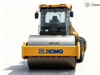 Compacteur vibrant à tambour unique de 12 tonnes pour XS123, moteur de machine de construction, modèle 2023, 112 kW, EPA EURO 5