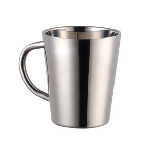 Tasse à thé isotherme sans BPA pour restaurant, personnalisable avec logo, en acier inoxydable à double paroi, avec poignée, pour bière et eau - Product Image 1