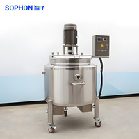 Agitateur sous vide industriel ATEX en acier inoxydable SOPHON, mélangeur d'électrodes liquides, équipement homogénéisateur pour boues de batterie