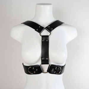 Harnais en cuir PU réglable porte-jarretelles 2 pièces body sexy pour femmes équipement de Bondage jouets pour adultes matures bretelles - Product Image 2