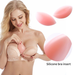 Relleno de silicona <span class=keywords><strong>para</strong></span> vestido de boda, almohadillas <span class=keywords><strong>para</strong></span> sujetador, copas reutilizables, realce - Product Image 4