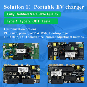 New 4G WiFi 7 kw 11kw 22kW AC EV Charger Type1/2 Wall Mounted OCPP 1.6 RFID Commercial Charging Station 3 Phase 32A 01 - Product Image 1