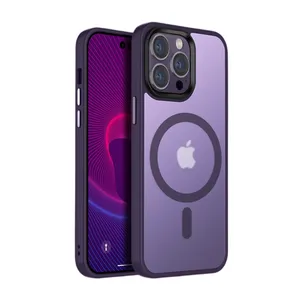 Für Iphone 14 Pro 13 12 Mini 11 Pro Skin Feel Magnetische Schutzhülle für Iphone 14 Plus Matte All-Inclusive-Telefon hülle