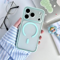 Coque de téléphone transparente mate tout-en-un pour iPhone 14 15 16 17 Pro Max 18 Pro 18 Pro Max