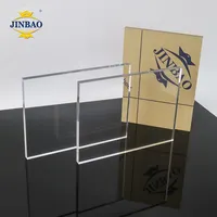 JINBAO 3mm 5mm 20mm lazer kesme şeffaf şeffaf pmma pleksiglas döküm akrilik panel levha