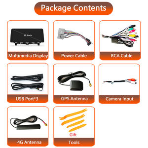 12,3 '1920*720 pantalla QLED 8Core Android Multimedia REPRODUCTOR DE DVD para coche para Honda Accord 8 2008-2012 soporte SWC BT DSP - Product Image 3