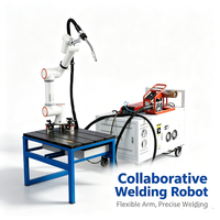 Robot de soudage collaboratif à 6 axes, cobot de soudage automatique pour la fabrication de tôles, soudage de petites séries multi-variétés