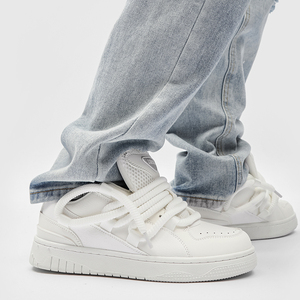 Fabricant de <span class=keywords><strong>chaussures</strong></span> personnalisées de haute qualité, <span class=keywords><strong>chaussures</strong></span> en cuir de créateur avec boîte, baskets blanches vierges pour hommes, baskets de skateboard personnalisées - Product Image 4