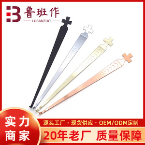 Rose Gold Candle Wick <b>Hook</b> Stainless Steel Cross Shaped Extinguisher Tool For Candles Fragrance Accessories - Product Image 5