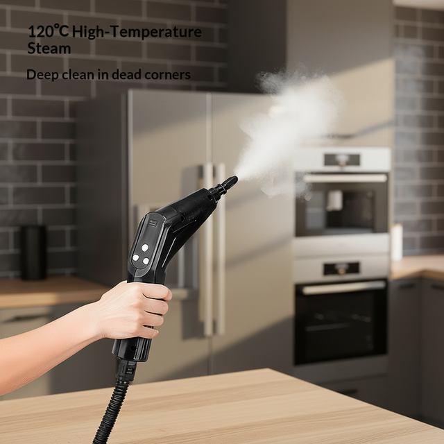 Wholesale 1200ml Cleaning Oil Stains High-temperature and High-pressure Steam Cleaner Vacuum Cleaner with Water for Home