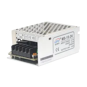 15W AC 110V 220V para 12V 24V DC única saída comutação de alimentação