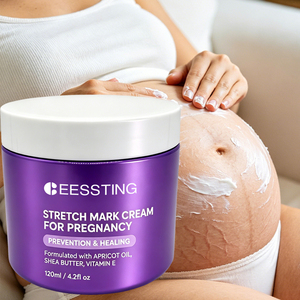 Produits de soin corporel naturels et biologiques à marque privée, crème anti-vergetures pour la grossesse - Product Image 1