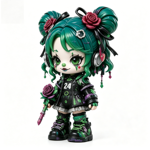 Figurine de collection personnalisée en PVC et ABS, <span class=keywords><strong>Venom</strong></span> Rose Clown Blind Box, <span class=keywords><strong>jouet</strong></span> tendance pour adolescente de 14 ans et plus - Product Image 5