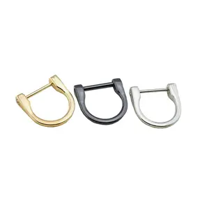 Hoge Kwaliteit Handtas Riem Riem Afneembare Openen Schroef Sluiting Diy Metalen D Ring Gespen