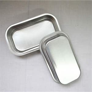 Conteneur en aluminium pour l'aviation, qualité alimentaire, résistant à la chaleur, boîte en aluminium jetable pour la restauration en vol - Product Image 1