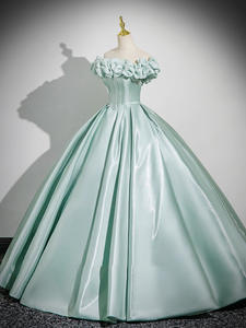 定制舞会礼服成人礼礼服缎面舞会生日派对晚礼服正式场合晚礼服 2026 - Product Image 6