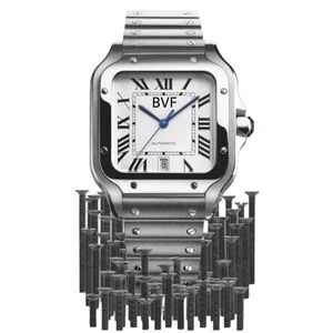 Reloj Mecánico de Lujo para <span class=keywords><strong>Hombre</strong></span> con Movimiento MIYOTA 9015 de Fábrica BV Santoses, Estilo Cartieres - Product Image 1