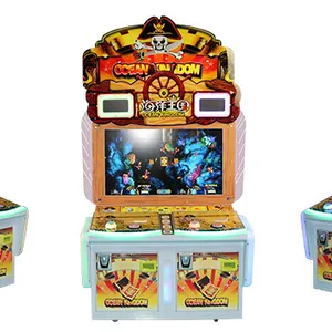 Penjualan laris mesin permainan penebusan taman tiket hiburan dalam ruangan lotere King Ocean untuk dijual