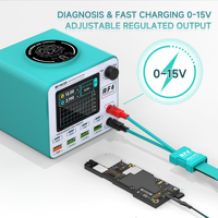 Alimentation régulée sans fil RF-MC09, source d'alimentation CC à 8 canaux, station de charge rapide multi-USB pour la réparation de cartes mères