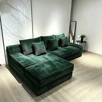 Wayon L-förmiges Modulares Stoffsofa-Set mit Hochdichteschaumstoff Umweltfreundlich & Langlebig für Wohnzimmernutzung