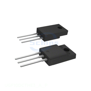 Original TO-220-3 Full Pack, Isolated Tab Electronic Componente DIODE ARRAY GP 200V 5A ITO220AB UGF10DCTHE3_A/P Diode Arrays - Product Image 1