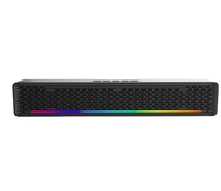 Barre de son Bluetooth, 20W, LED RGB, avec lumières, haut-parleur ménager, connexion à la télévision ou PC