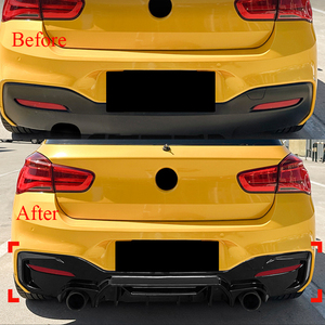 Vendita calda diffusore labbro posteriore modifica Sport stile Spoiler posteriore pala PP materiale per 2015-2019 BMW <span class=keywords><strong>1</strong></span> <span class=keywords><strong>serie</strong></span> F20 <span class=keywords><strong>F21</strong></span> LCI - Product Image 2