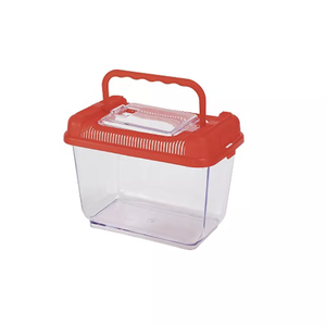 Reptilien Kunststoff käfig Terrarien Handheld <span class=keywords><strong>Aquarium</strong></span> Fütterung sbox Haushalt Kleines Haustier <span class=keywords><strong>Aquarium</strong></span> - Product Image 2