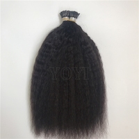 Keratin I Tip Micro Ring Real Remy Extensions de cheveux humains pré-collés sur Capsule 1 G/S 16 18 20 22 24