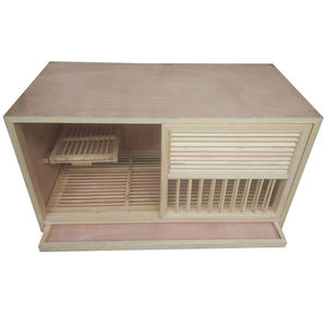 Boîte à pigeons d'élevage nichoirs vierges bon marché <span class=keywords><strong>Cage</strong></span> d'élevage de pigeons Cages à oiseaux en bois de marque privée - Product Image 3