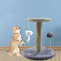 Support pour griffes de chat en sisal, colonne à griffes verticale, ne perd pas ses copeaux, arche à grimper pour chat, jouets amusants pour chat