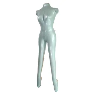 Brand New Inflatable Không Khí Cơ Thể Giả Nhựa Nữ Mô Hình Giả Torso Armless Body Mannequin Cho Quần Áo Hiển Thị