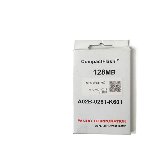 Fanuc Compact Flash + PCMCIA Adapter Memory Card 128MB A02B-0281-K601