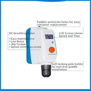 Mezclador Vertical RWD200 con Agitador Superior, Pantalla LCD, Capacidad de 100L, Motor sin Escobillas de 200W para Procesamiento de Productos Químicos - Product Image 4