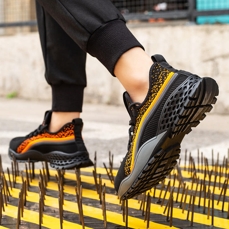 Frauen atmungsaktive Leinwand Stahl kappe Arbeits schuhe Winter