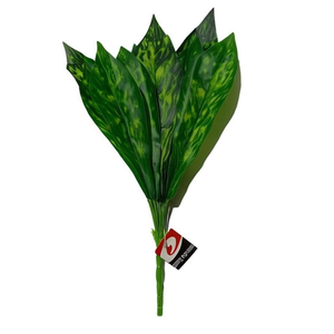 Hojas Artificial 12 Heads Green Leaves For Decorative Use - Product Image 1