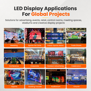 <span class=keywords><strong>4m</strong></span> x 3m Komplettsystem P2 P3 P2.6 P2.9 P3.91 LED-Display 500mmx500mm LED-Panel Hintergrund Indoor Outdoor LED-Bildschirm - Product Image 6
