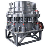 Concasseur à cône à ressort série JY avec moteur AC, capacité max. 300 t/h pour la production de granulats de granit, basalte et minerai de fer