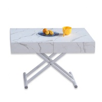 Instahot — table de salle à manger à monter, 3 en 1, pour gagner de l'espace, meuble de salon