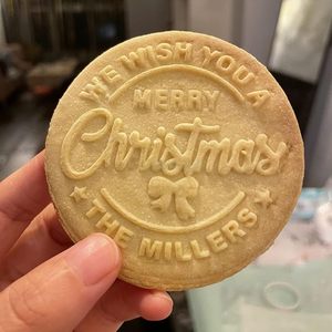 Wholesale Acrylic Food Grade Biscuit <strong>Cookie</strong> Embossed <strong>Stamp</strong> Acrylic Handle Christmas <strong>Cookie</strong> <strong>Stamp</strong> - Product Image 3